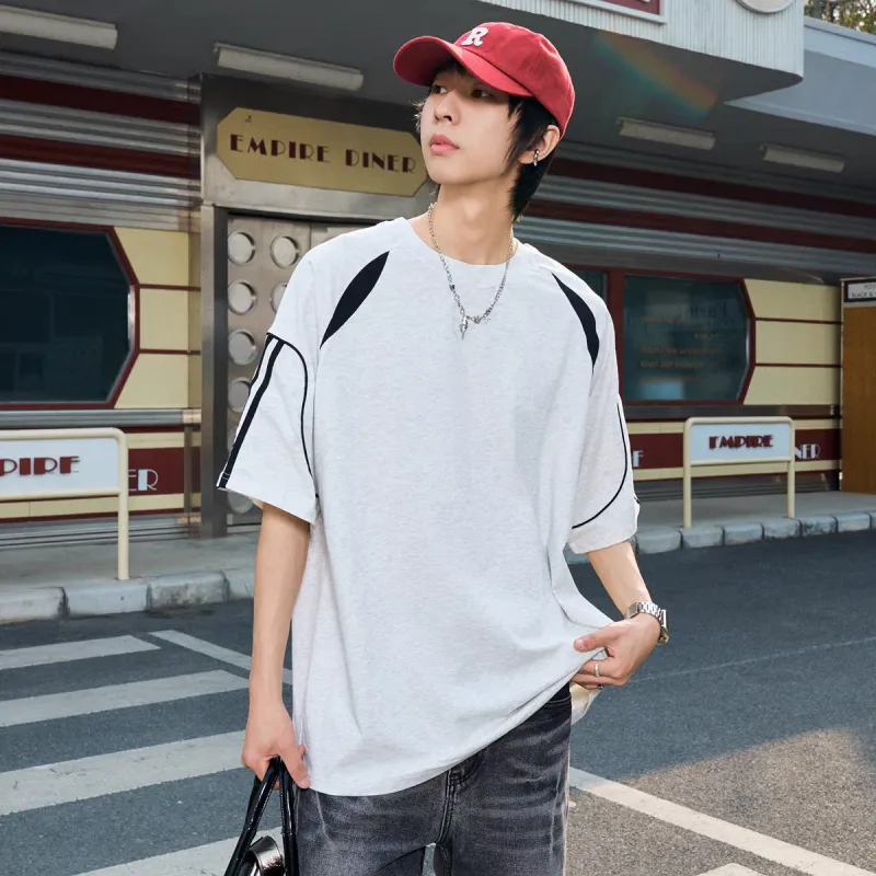 XIDELONG T Shirt Unisex Smoke Cloud Gray-3