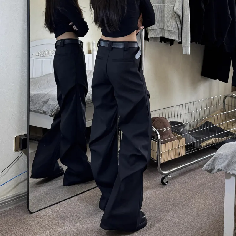 XIDELONG Suit Trouser Unisex Black-5