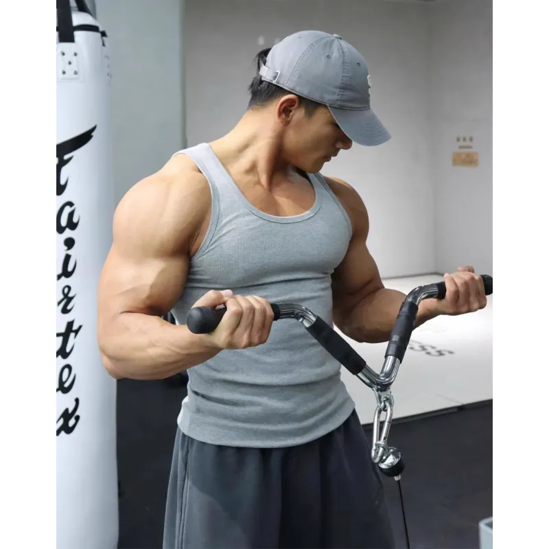 TESTUNG Fashion Minimalist Style Sleeveless Sports Shirt Unisex-23
