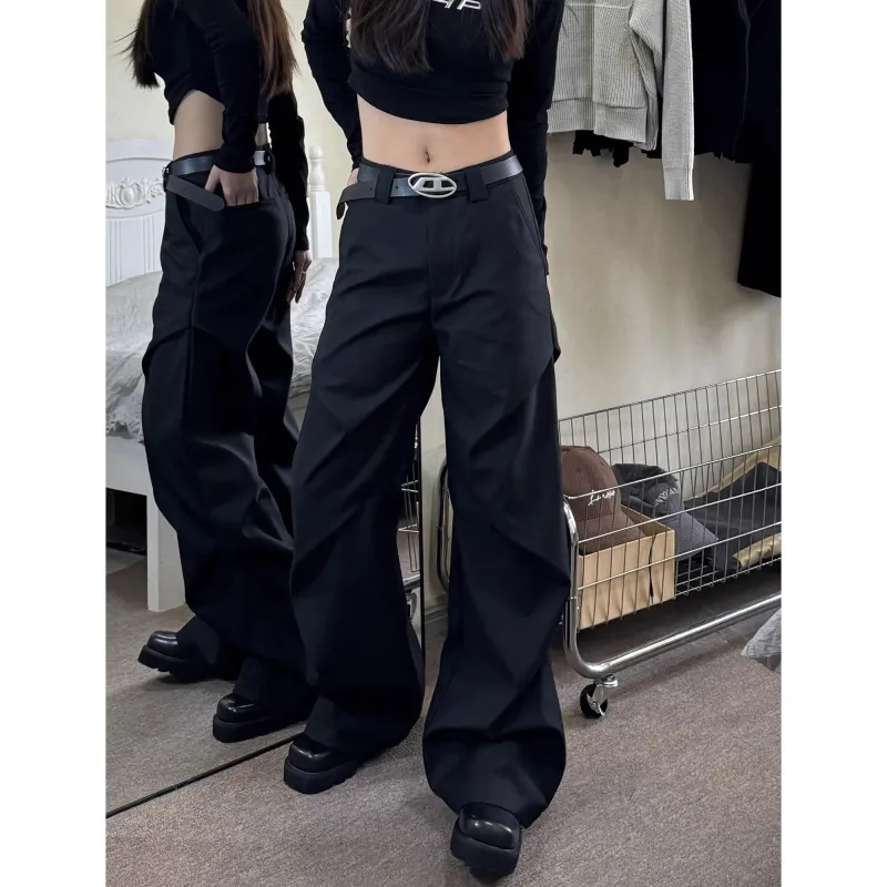 XIDELONG Suit Trouser Unisex Black-1