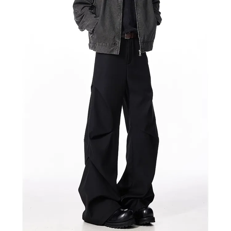 XIDELONG Suit Trouser Unisex Black-1