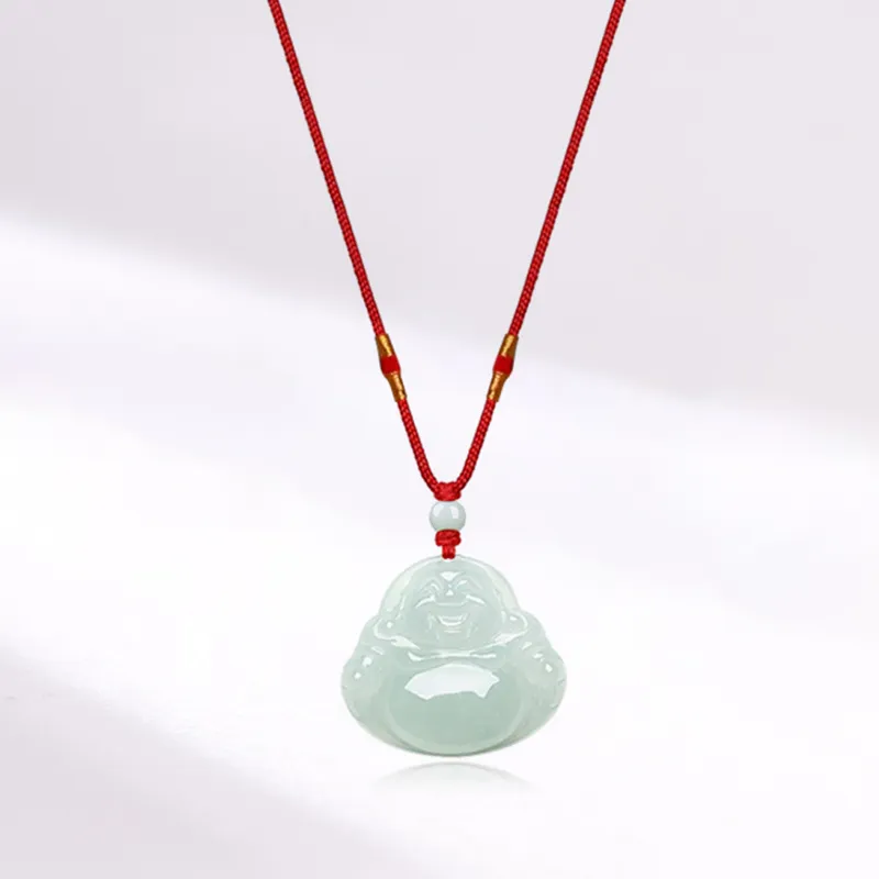 KING TAI SANG Bean Type Jadeite Necklaces Unisex-1