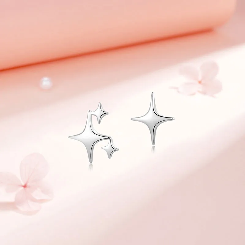 TRUE ME Alloy Stud Earrings Unisex-3