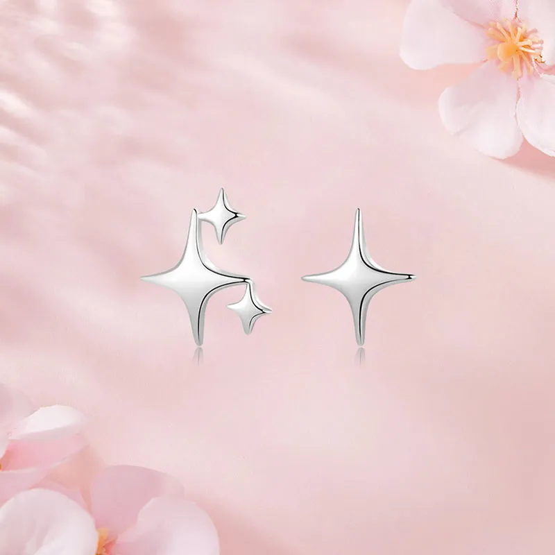 TRUE ME Alloy Stud Earrings Unisex-3