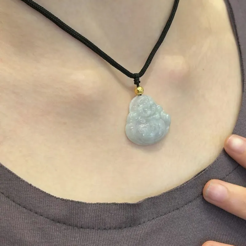 MOONS FAME Chalcedony Necklaces Unisex-21