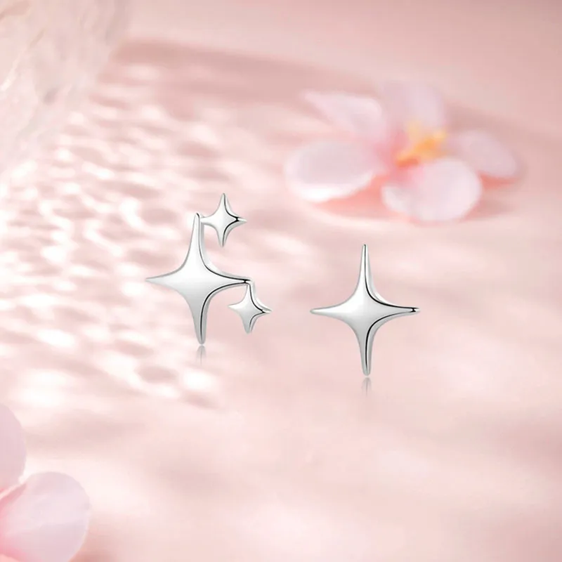 TRUE ME Alloy Stud Earrings Unisex-5