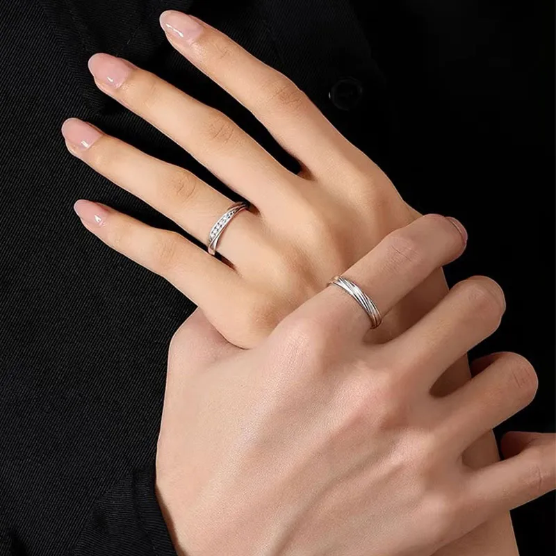 TRUE ME Sterling Silver Rings Unisex-3