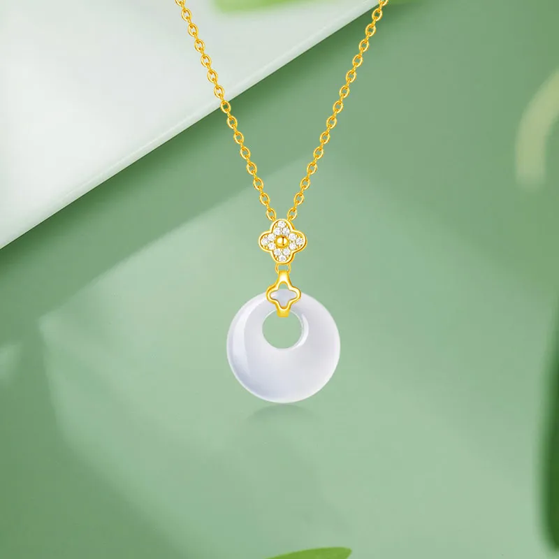 TRUE ME Chalcedony Necklaces Women's-4