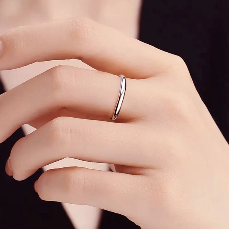 TRUE ME S999 Fine Silver Ring Women's-1