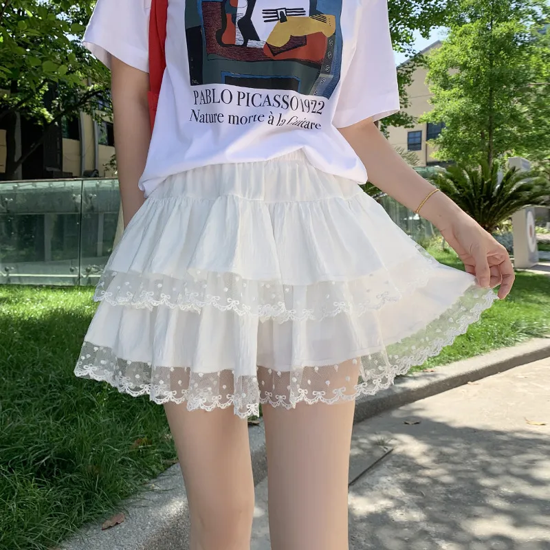 Gentle Welcome Casual Short Skirts Women's-2