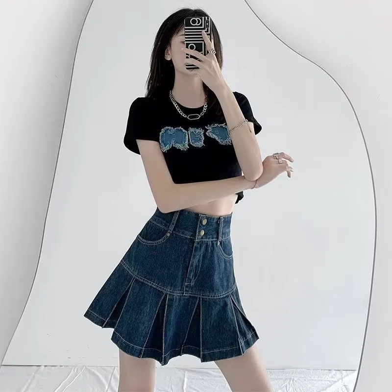 Gentle Welcome Casual Short Skirts Women's-1