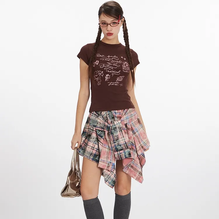 Gentle Welcome Set in Sleeve T Shirt Women's-2