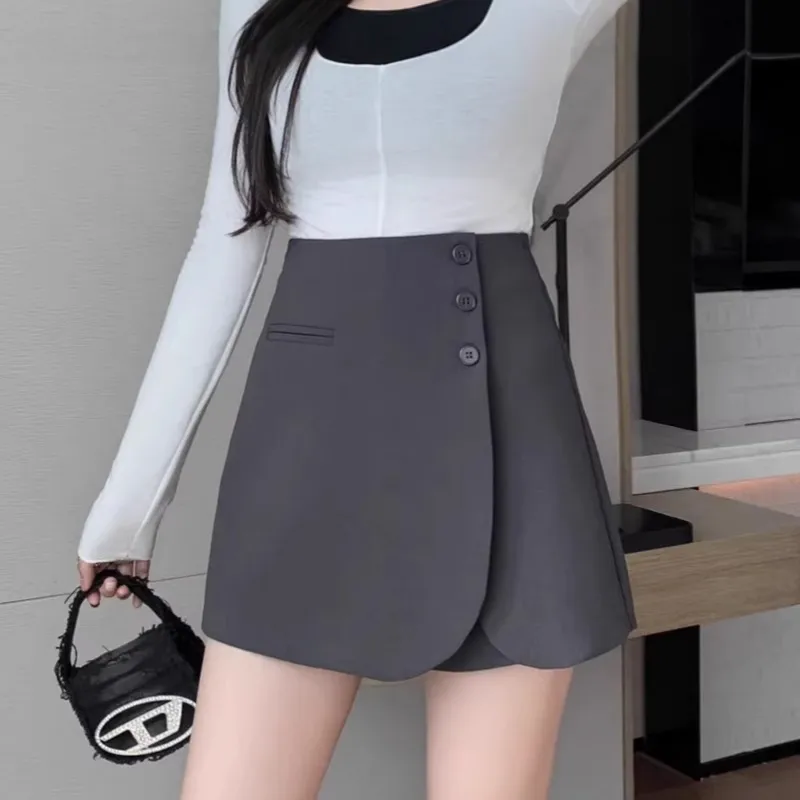 Gentle Welcome Casual Short Skirts Women's-4