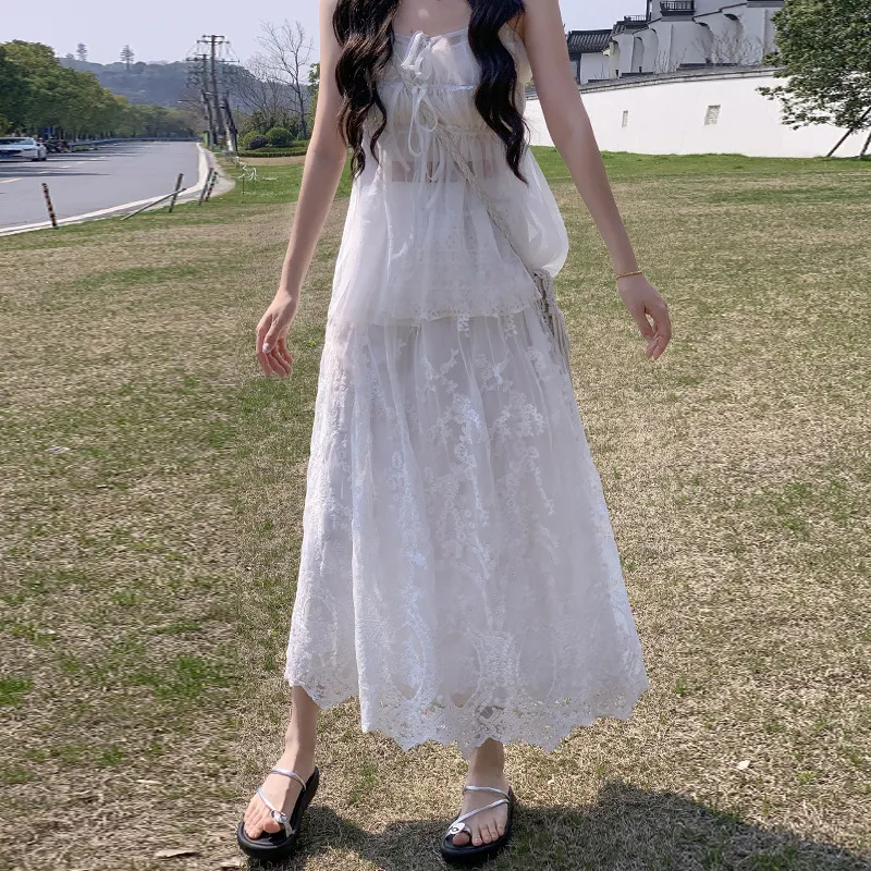 Gentle Welcome Casual Long Skirt Women's-1