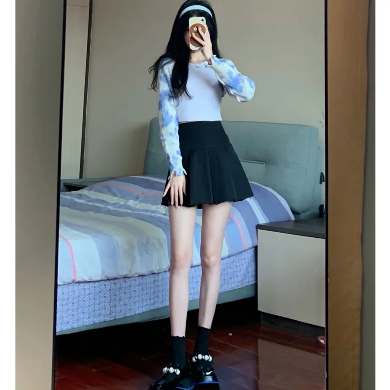 Gentle Welcome Casual Short Skirts Women's-3