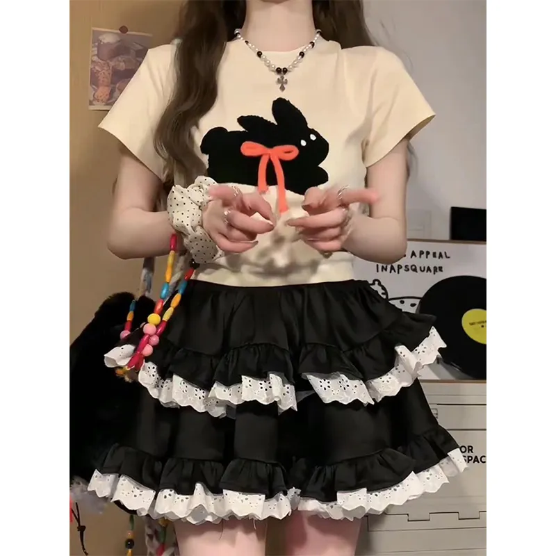 Gentle Welcome Casual Short Skirts Women's-1