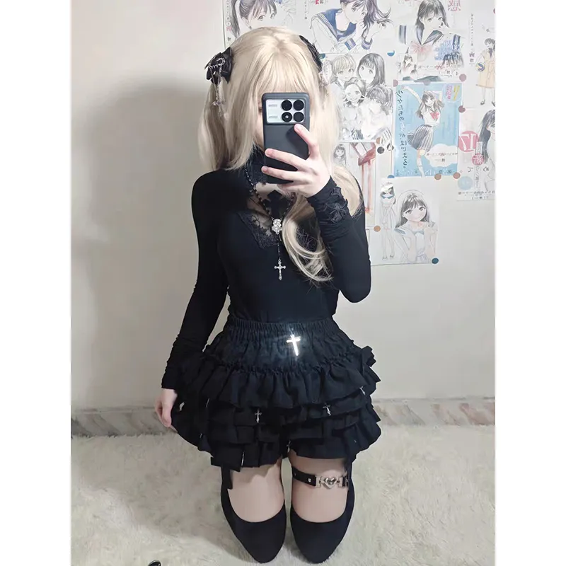 Gentle Welcome Casual Short Skirts Women's-3