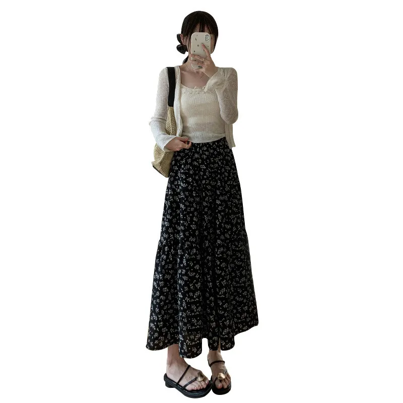Gentle Welcome Casual Long Skirt Women's-4