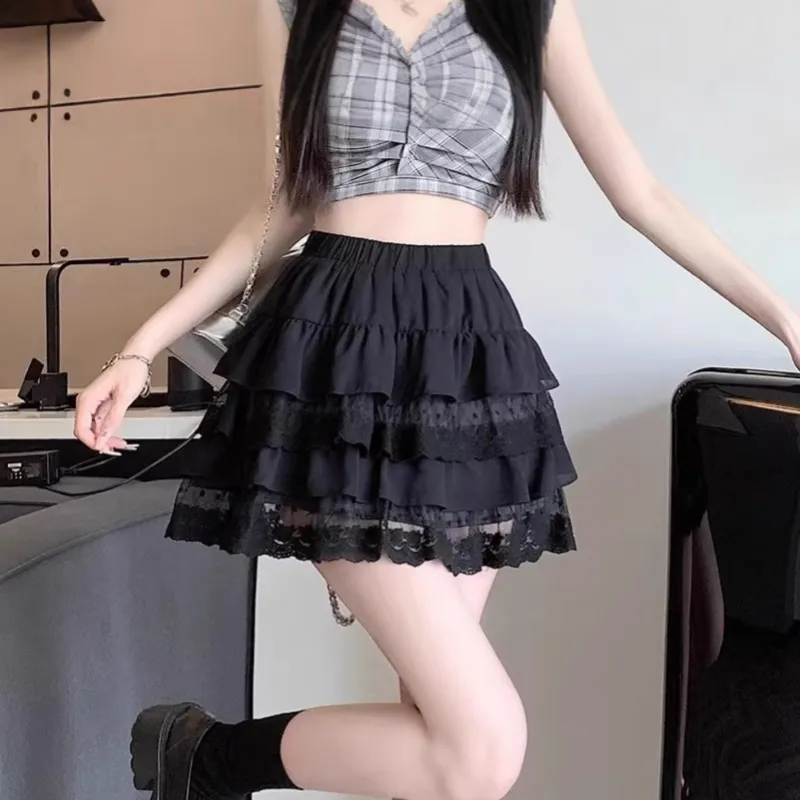 Gentle Welcome Casual Short Skirts Women's-1