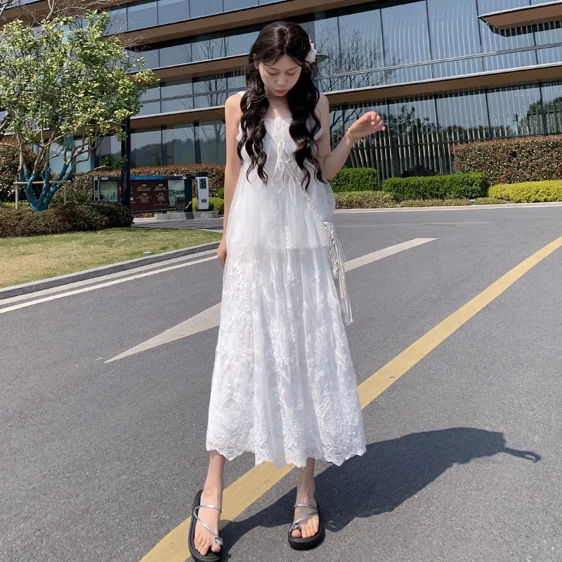 Gentle Welcome Casual Long Skirt Women's-2