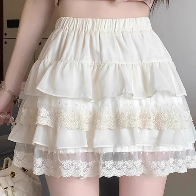 Gentle Welcome Casual Short Skirts Women's-2