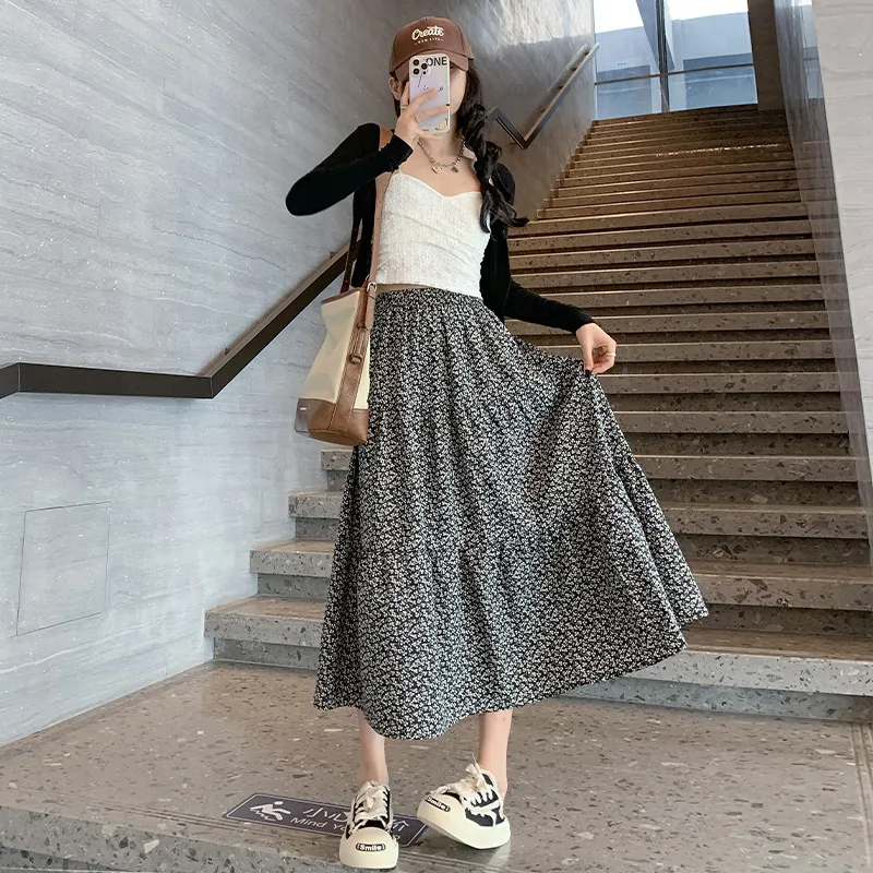 Gentle Welcome Casual Long Skirt Women's-3