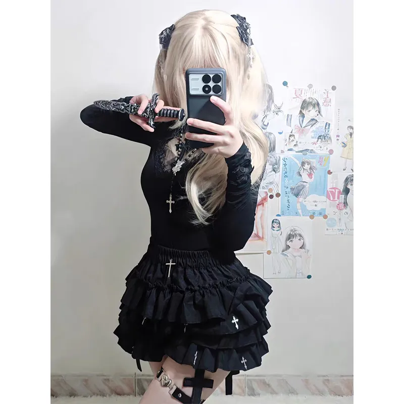 Gentle Welcome Casual Short Skirts Women's-5