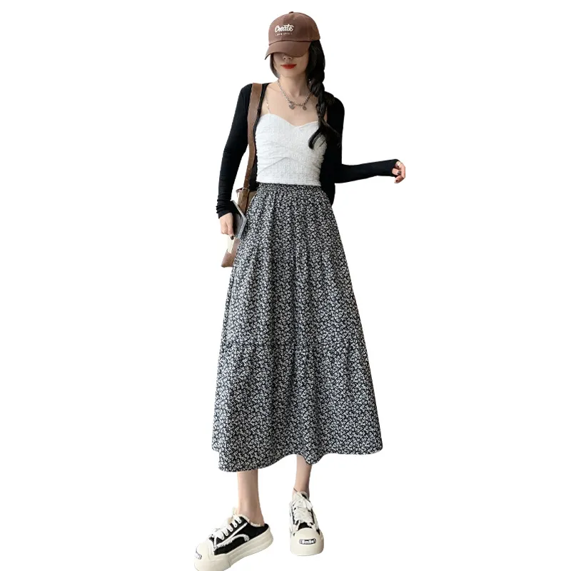 Gentle Welcome Casual Long Skirt Women's-1