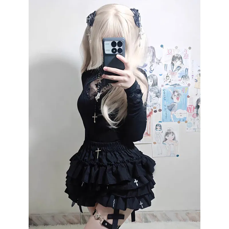 Gentle Welcome Casual Short Skirts Women's-2