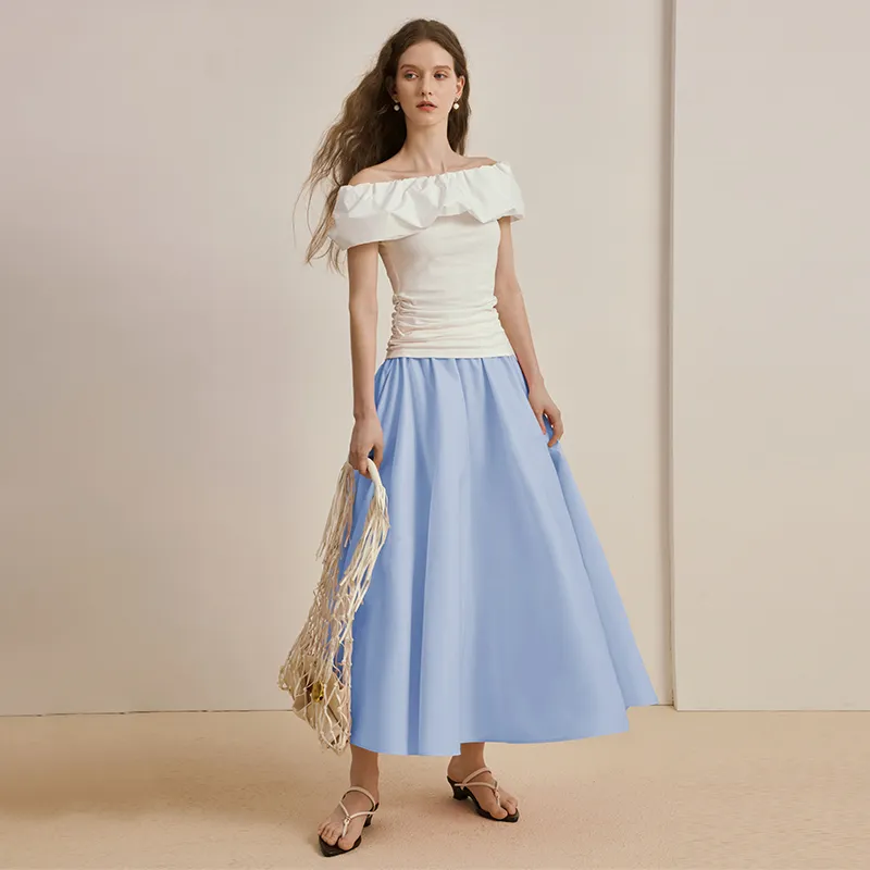 Amyenjoylife Casual Long Skirt Women's-4