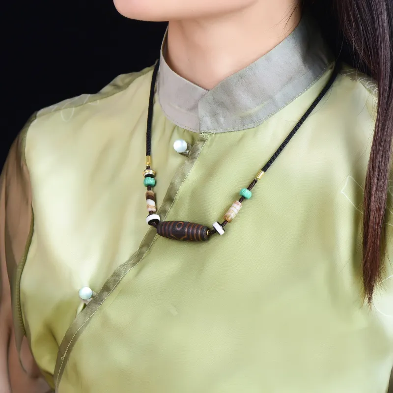 Gu He Jade Necklaces Unisex-6