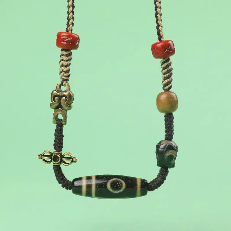 Gu He Jade Necklaces Unisex-5