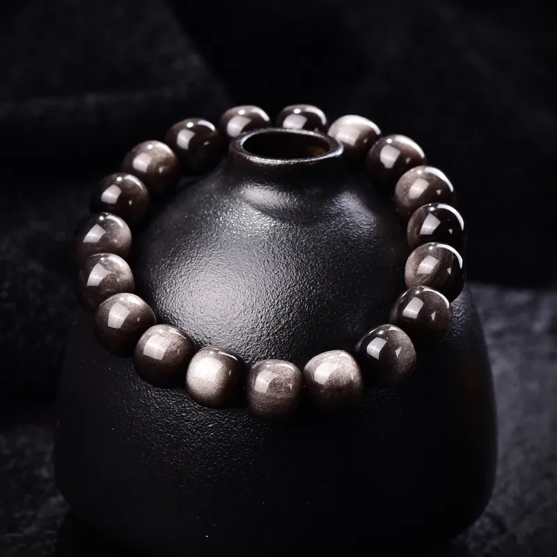 Gu He Obsidian Bracelets Unisex-6