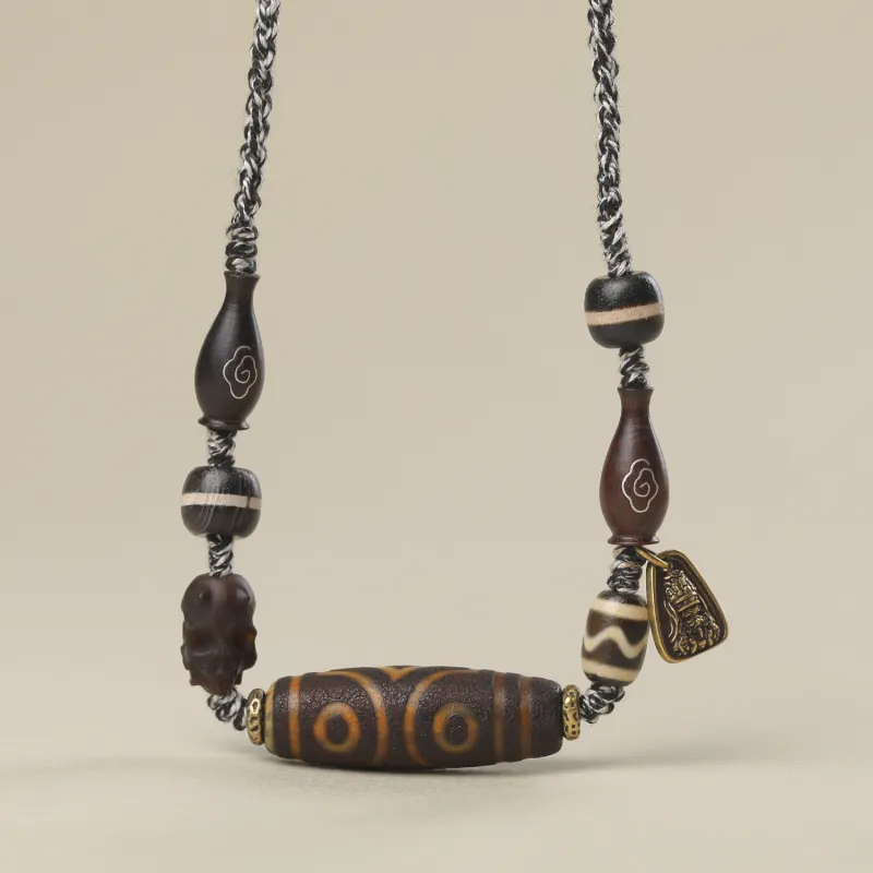 Gu He Jade Necklaces Unisex-2