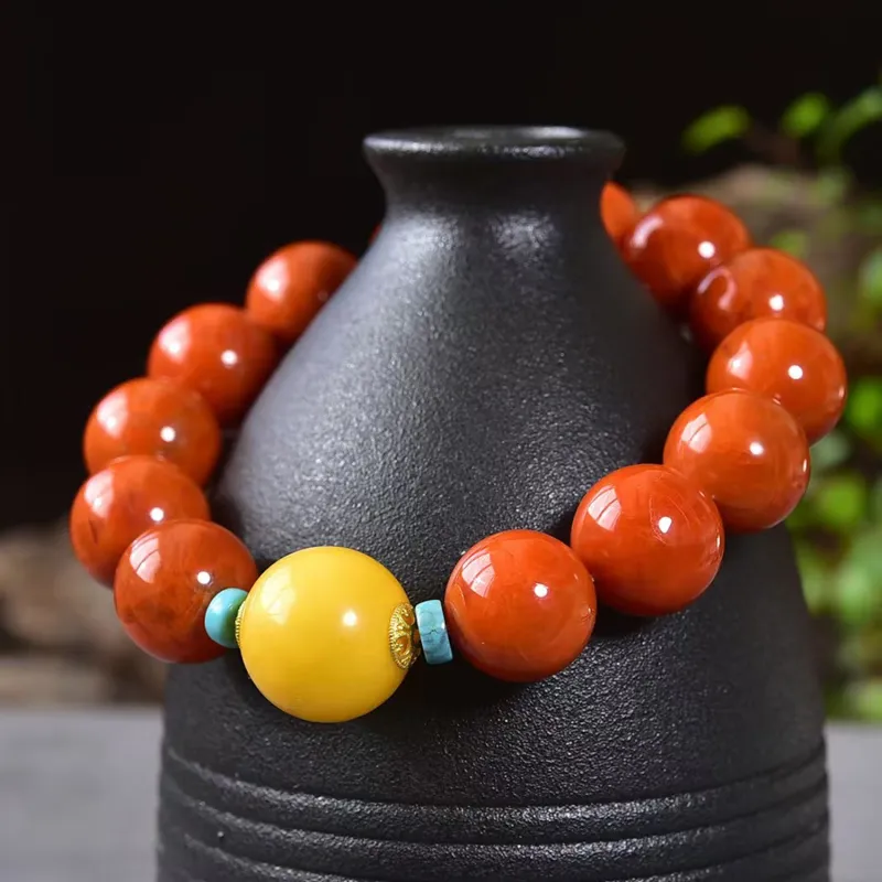 Gu He Southern Red Agate Bracelets Unisex-4