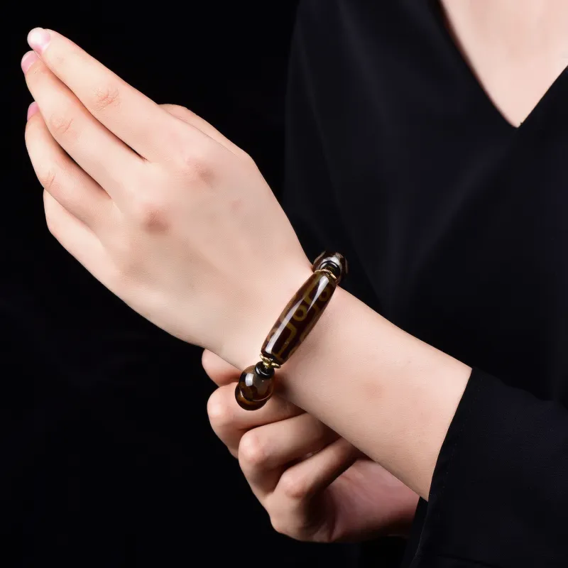 Gu He Agate Jade Bracelets Unisex-8