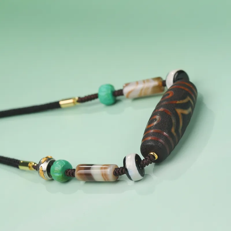 Gu He Jade Necklaces Unisex-4