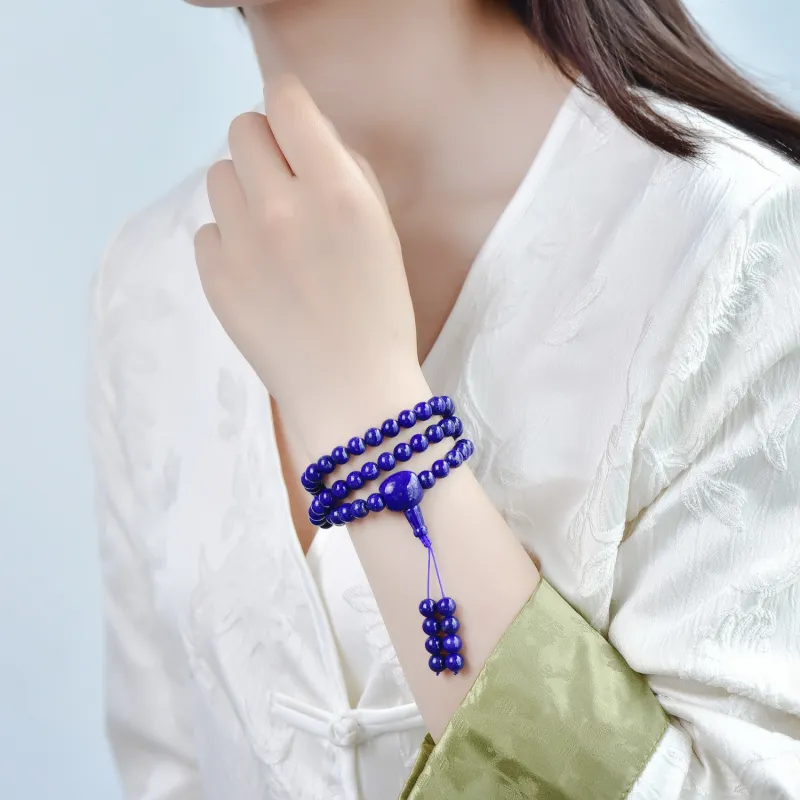 Gu He Lapis Lazuli Fine Jade Bracelets Unisex-1