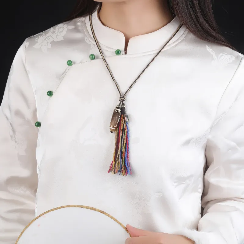 Gu He Jade Necklaces Unisex-1