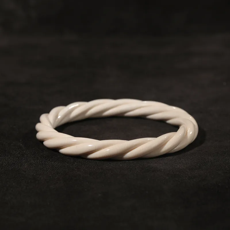 Gu He Mammoth Jade Bangles Unisex-7
