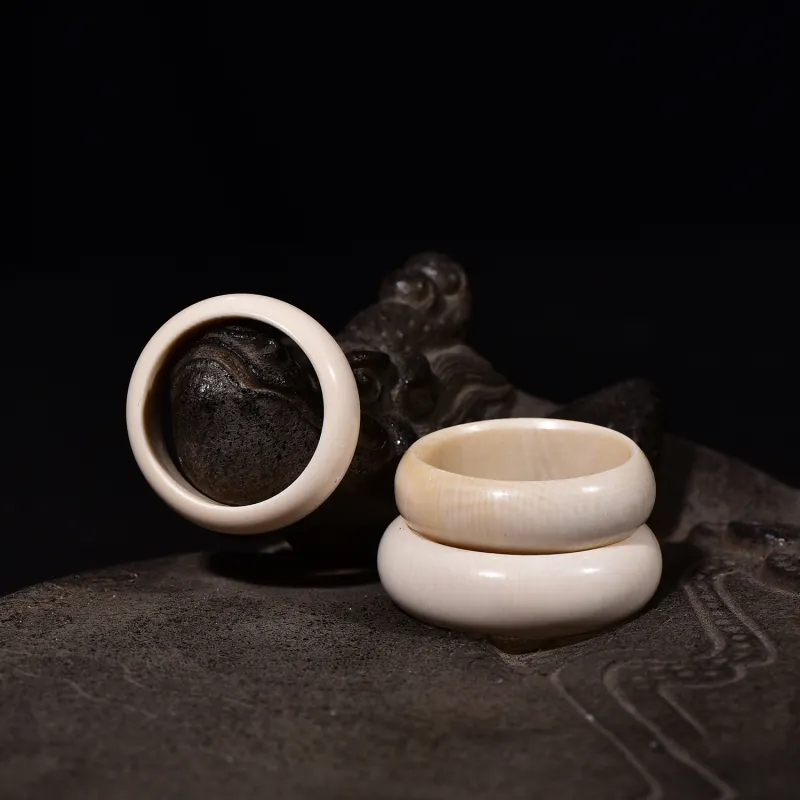 Gu He Mammoth Jade Rings Unisex-3