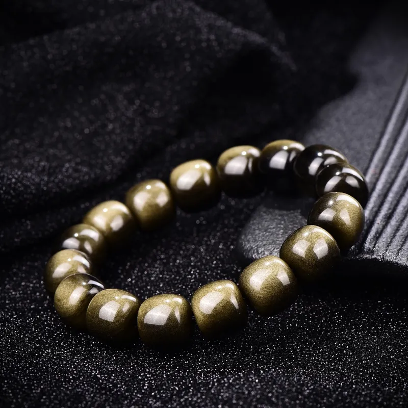 Gu He Obsidian Bracelets Unisex-5