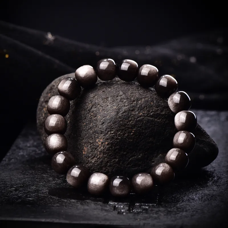 Gu He Obsidian Bracelets Unisex-7