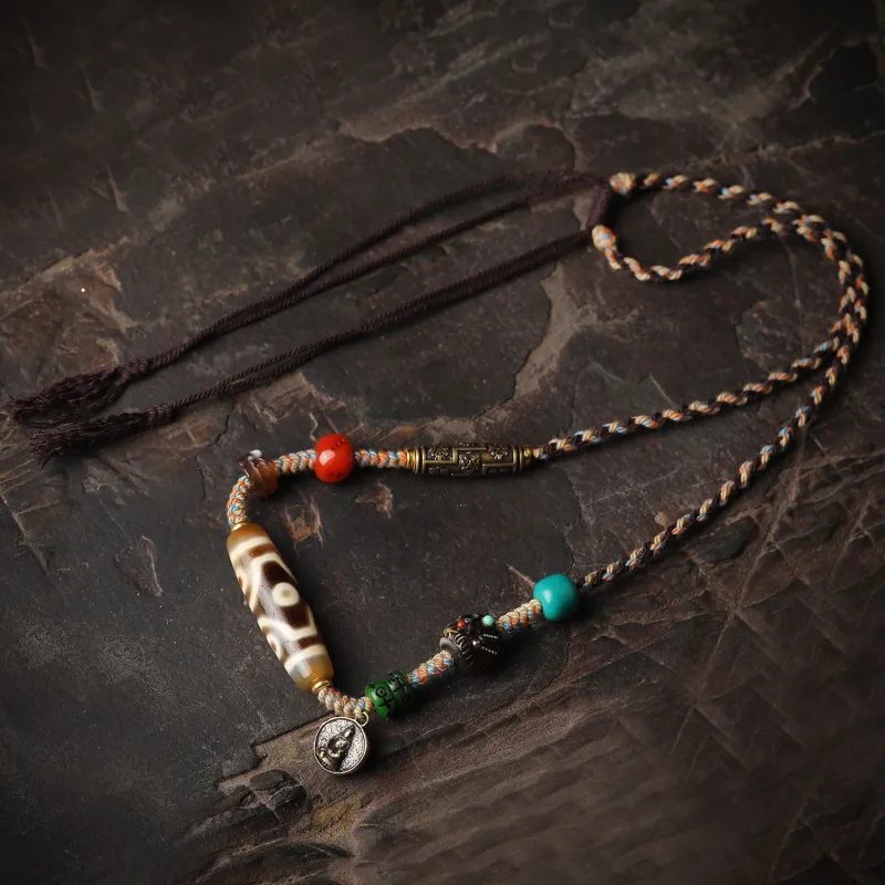 Gu He Jade Necklaces Unisex-3