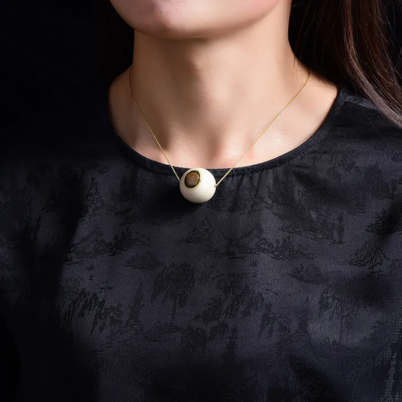 Gu He Jade Necklaces Unisex-6