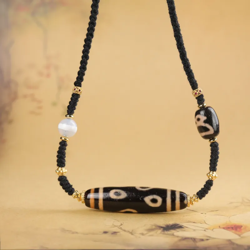 Gu He Jade Necklaces Unisex-4