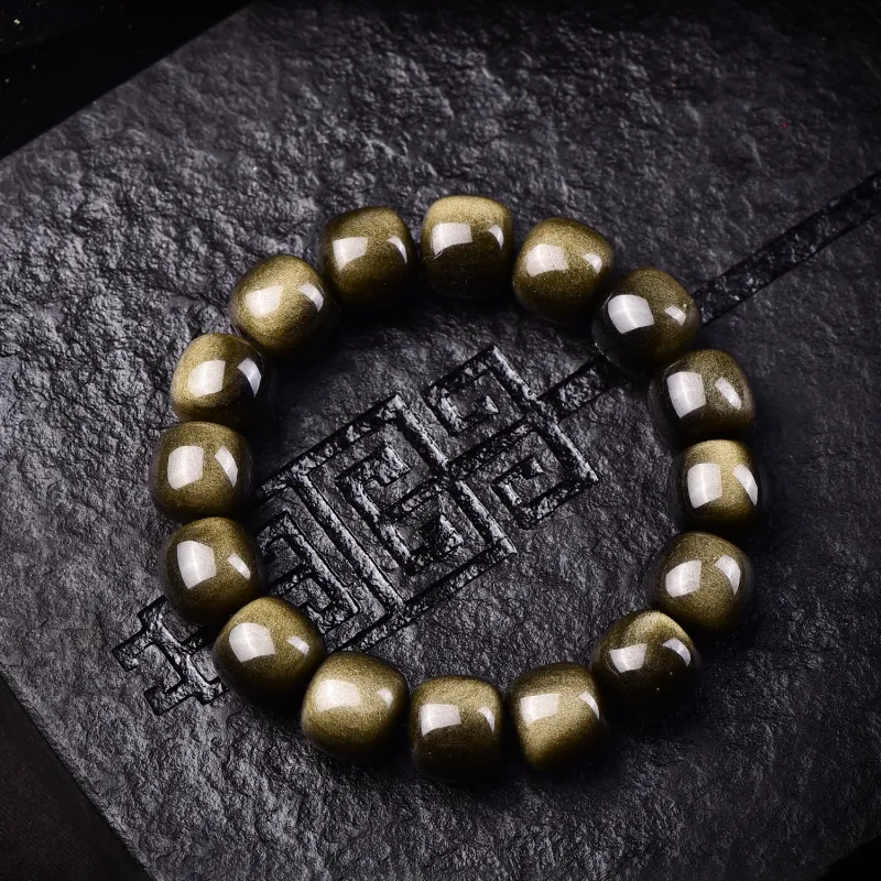 Gu He Obsidian Bracelets Unisex-2
