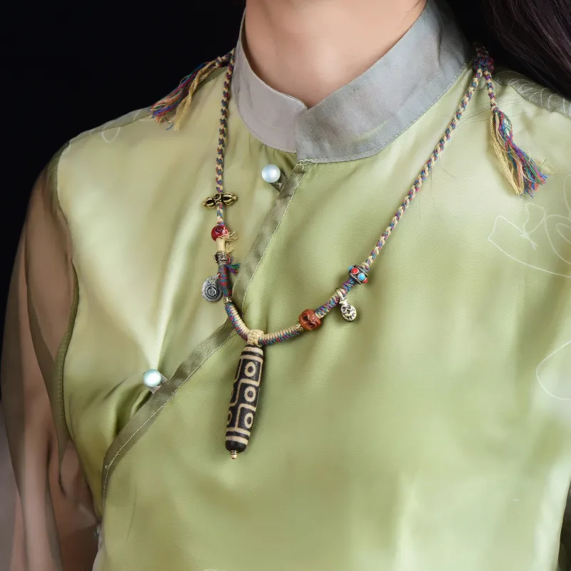 Gu He Jade Necklaces Unisex-6