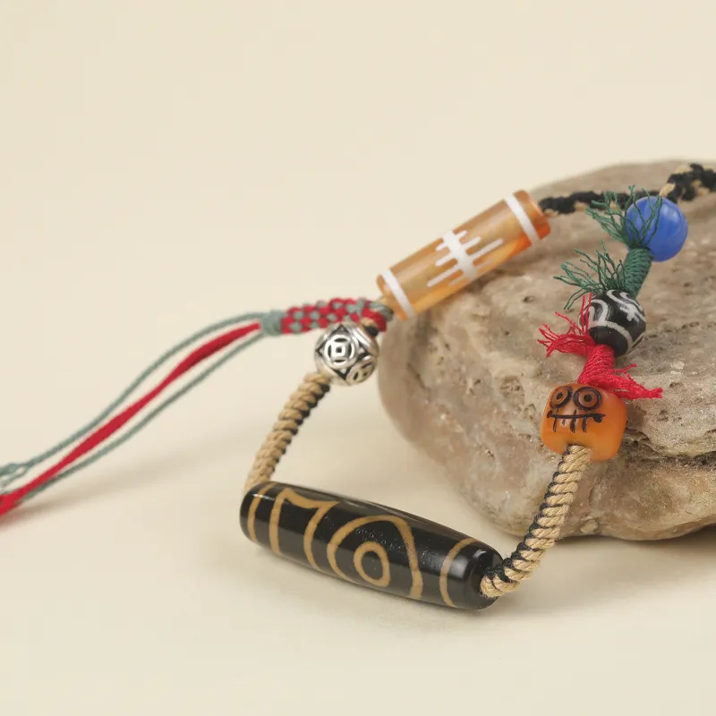 Gu He Agate Jade Necklaces Unisex-4