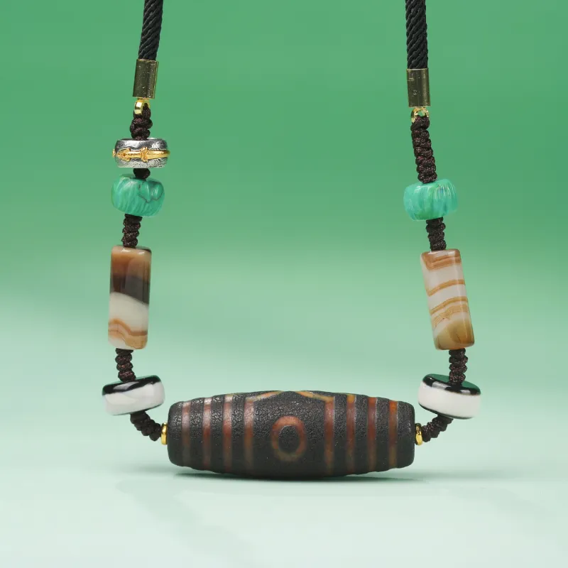 Gu He Jade Necklaces Unisex-2
